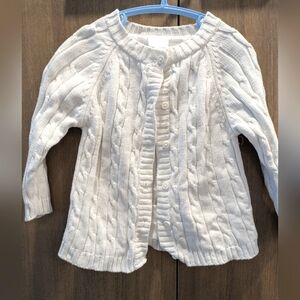 💥5/20$ Saks Fifth Avenue Cream Cable Knit Kids Vest